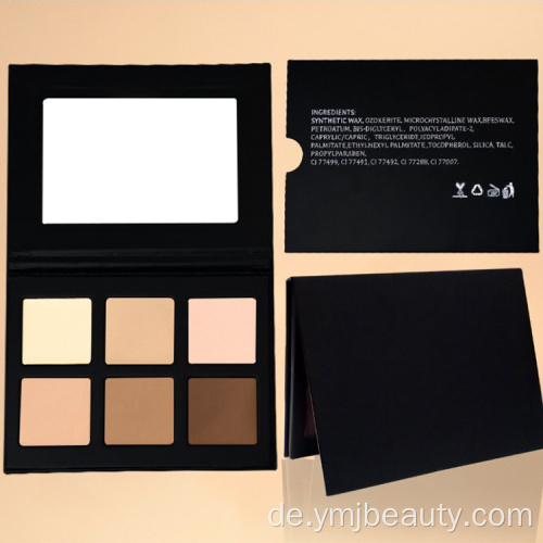 6 Farben Creme Palette Concealer Make-up